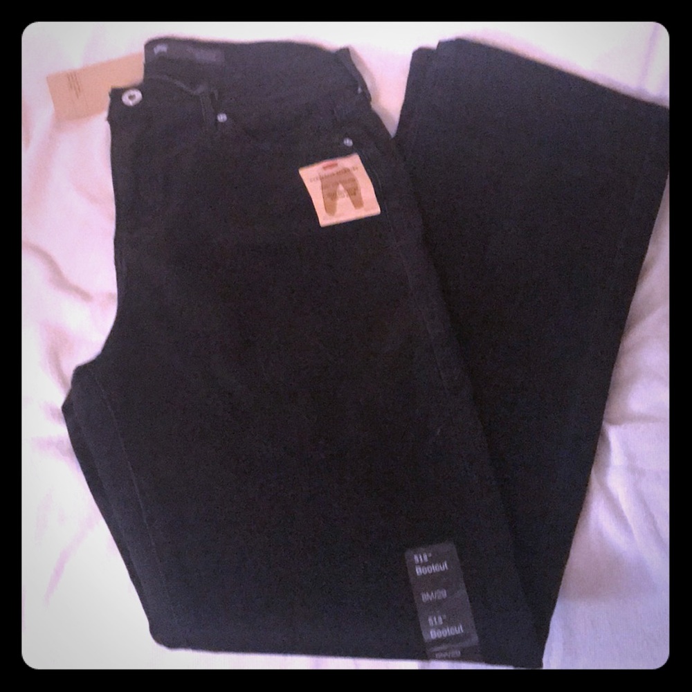 Levi’s Jeans slimming charcoal bootcut new size 8